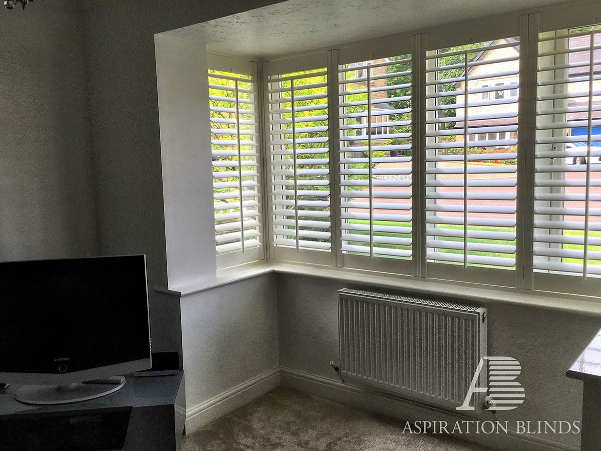 Bay Window Shutters Aspiration Blinds In Bolton