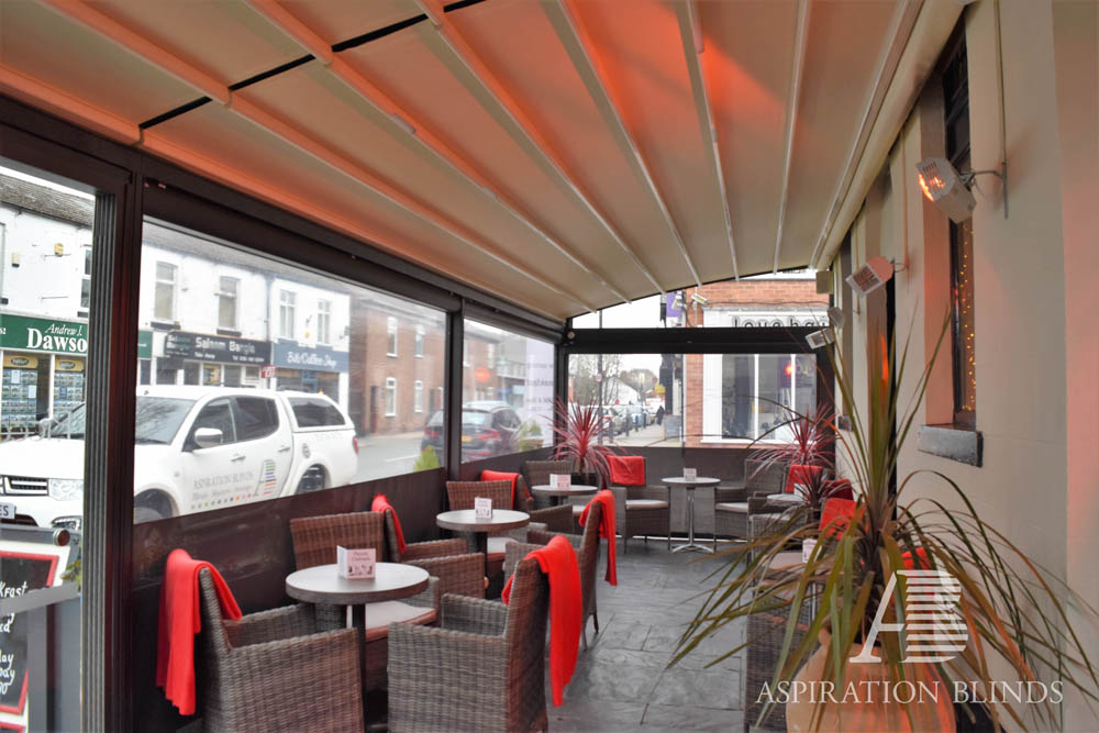 Outdoor Pub Seating Ideas Aspiration Blinds in Bolton